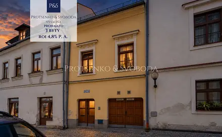 Prodej nájemního domu, činžáku 180 m², Židovská, Jihlava