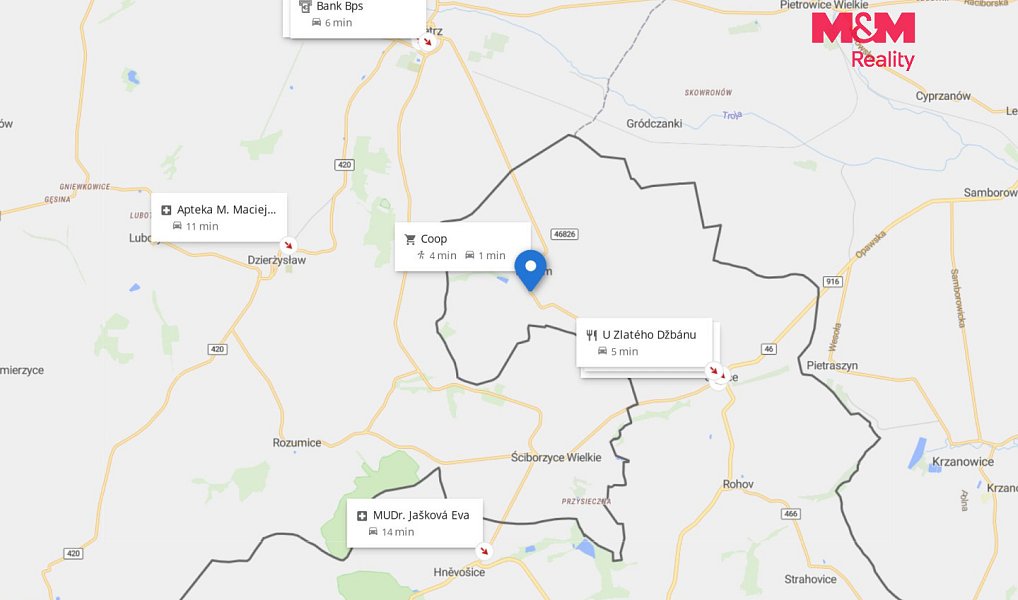 Prodej stavebního pozemku 1 633 m², Třebom – náhled fotky 13