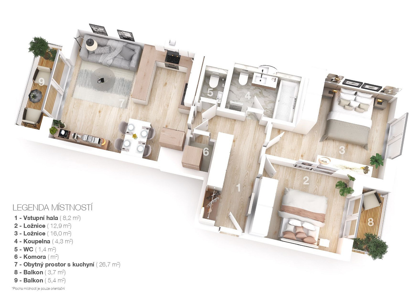 Prodej bytu 3+kk 83 m² – fotografie 2