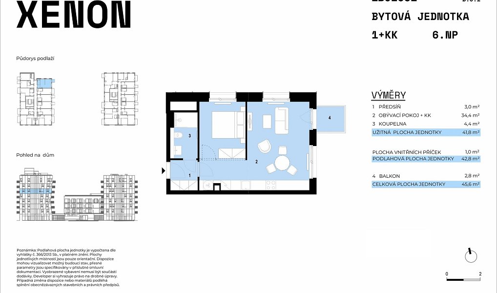 Prodej bytu 2+kk 42 m², Brno – náhled fotky 2
