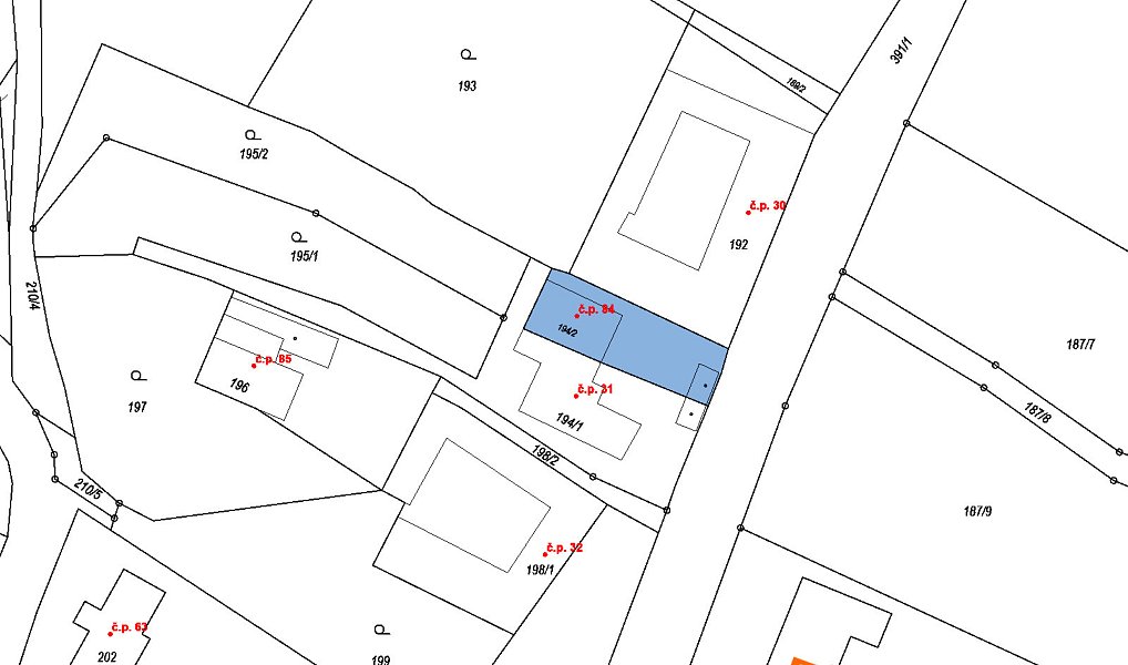 Prodej stavebního pozemku 180 m², Jeseník nad Odrou – náhled fotky 3