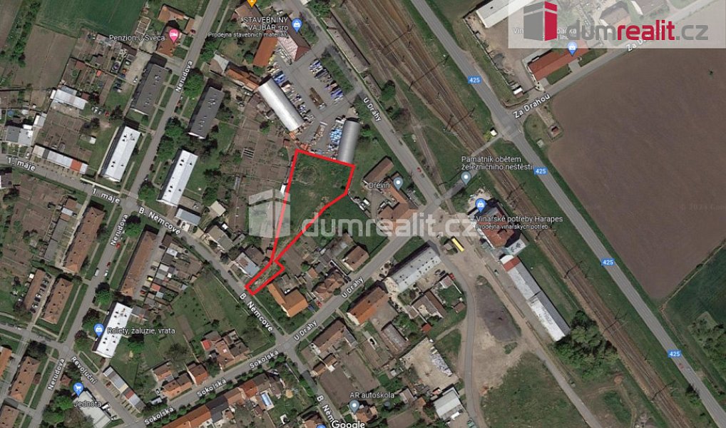 Prodej stavebního pozemku 2 401 m², Podivín – náhled fotky 5