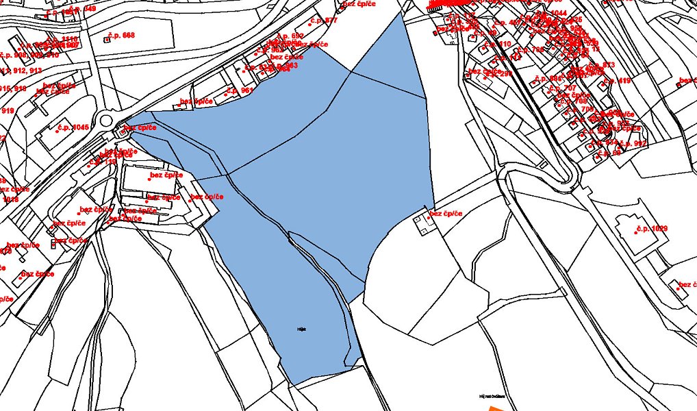 Prodej stavebního pozemku 5 674 m², Luhačovice – náhled fotky 2