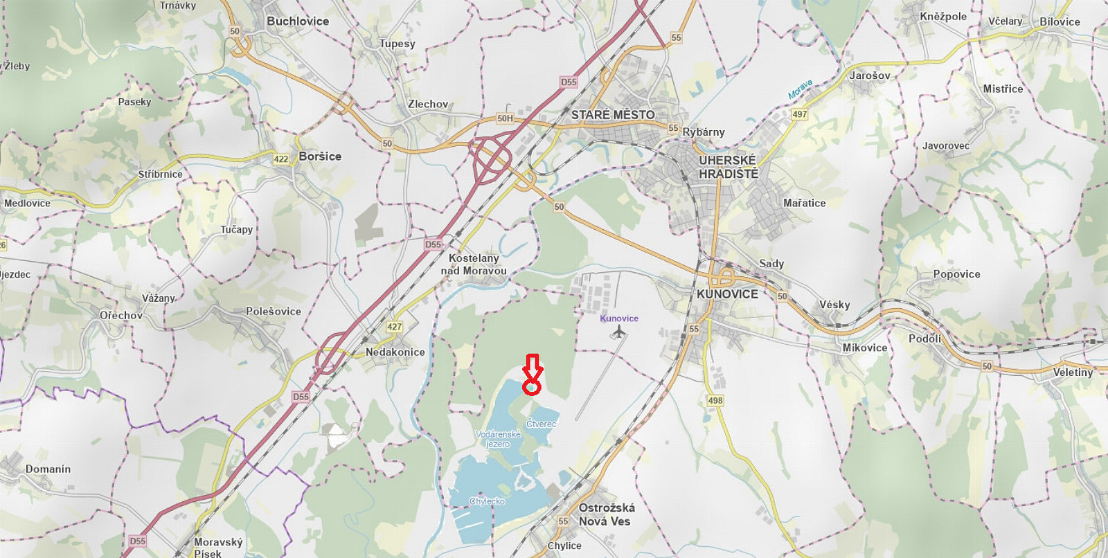 Prodej lesa 1 539 m²