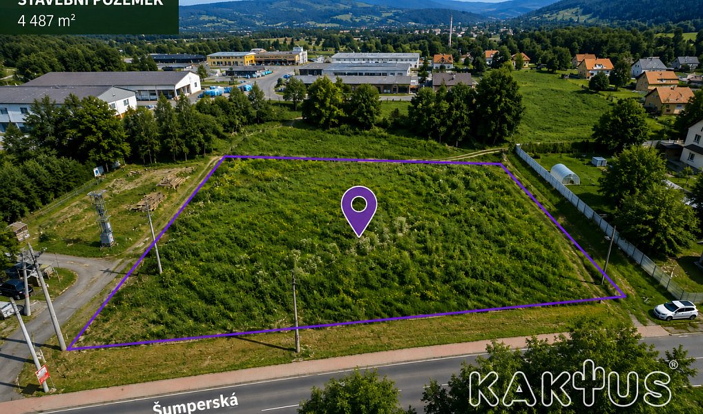 Prodej stavebního pozemku 4 487 m², Jeseník – náhled fotky 2