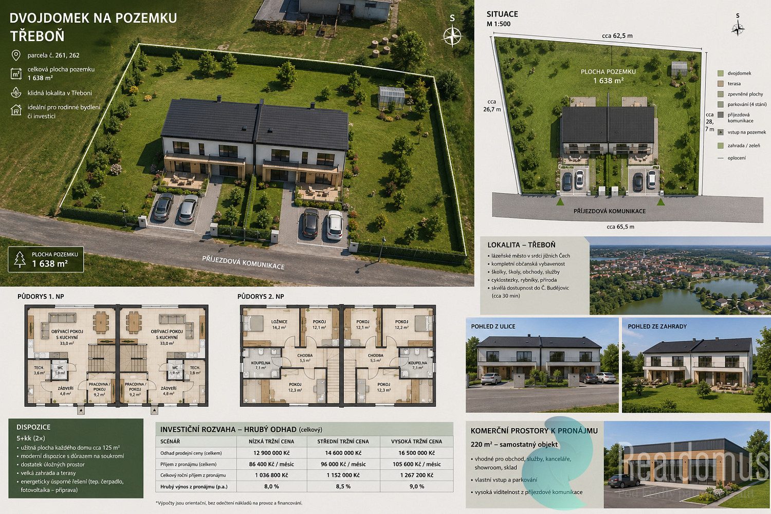 Prodej stavebního pozemku 1 638 m² – fotografie 5