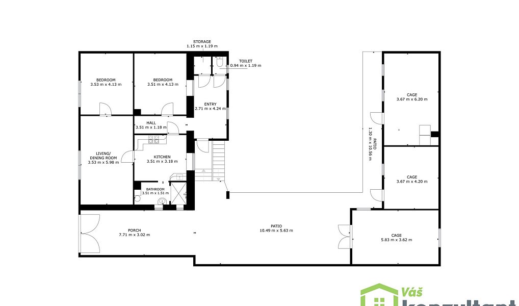 Prodej domu 89 m² s pozemkem 418 m², Vlkov – náhled fotky 31