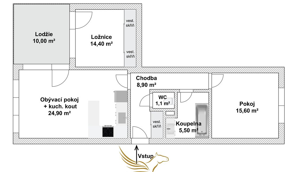 Prodej bytu 3+kk 80 m², Blažovice – náhled fotky 19