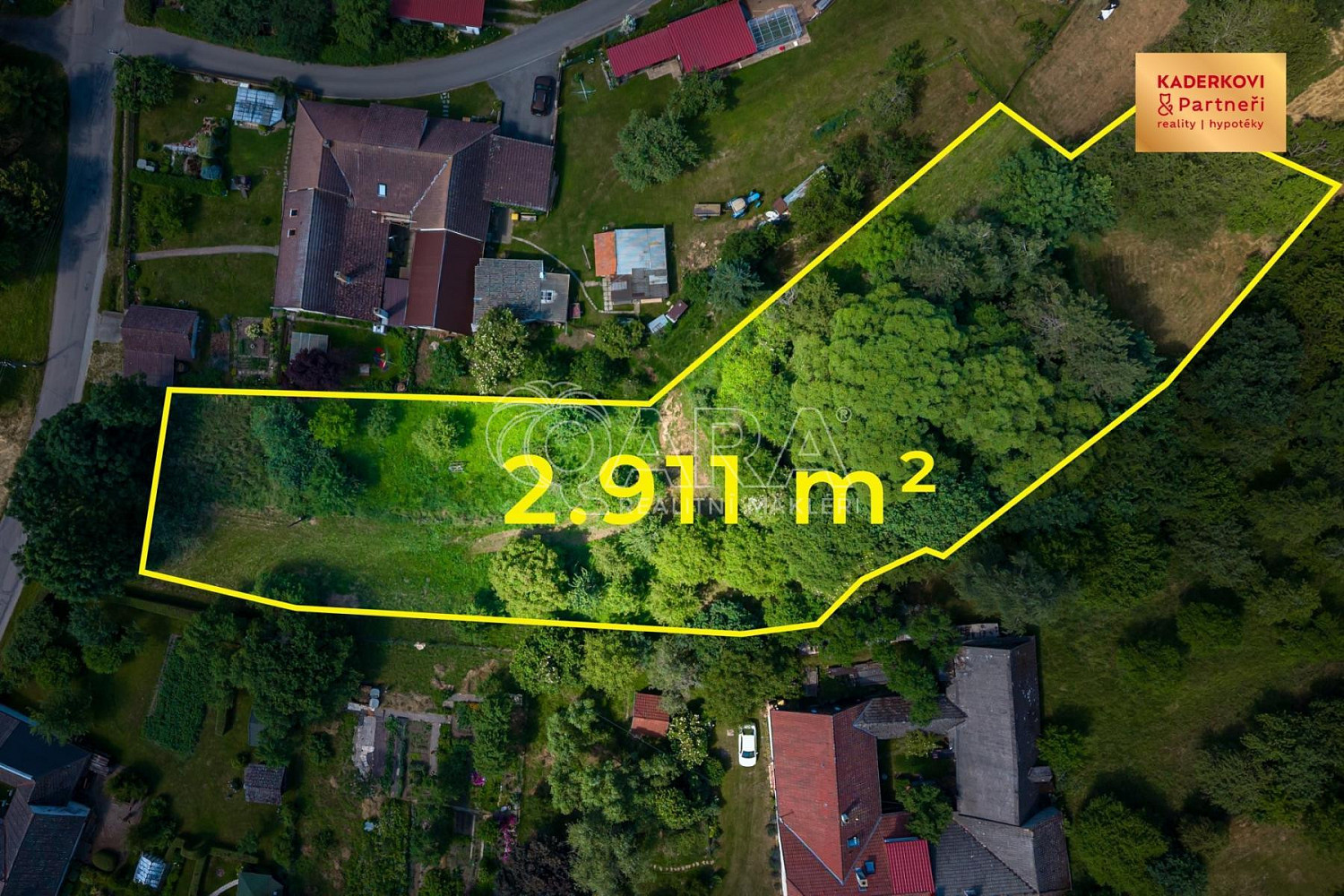 Prodej stavebního pozemku 2 911 m²
