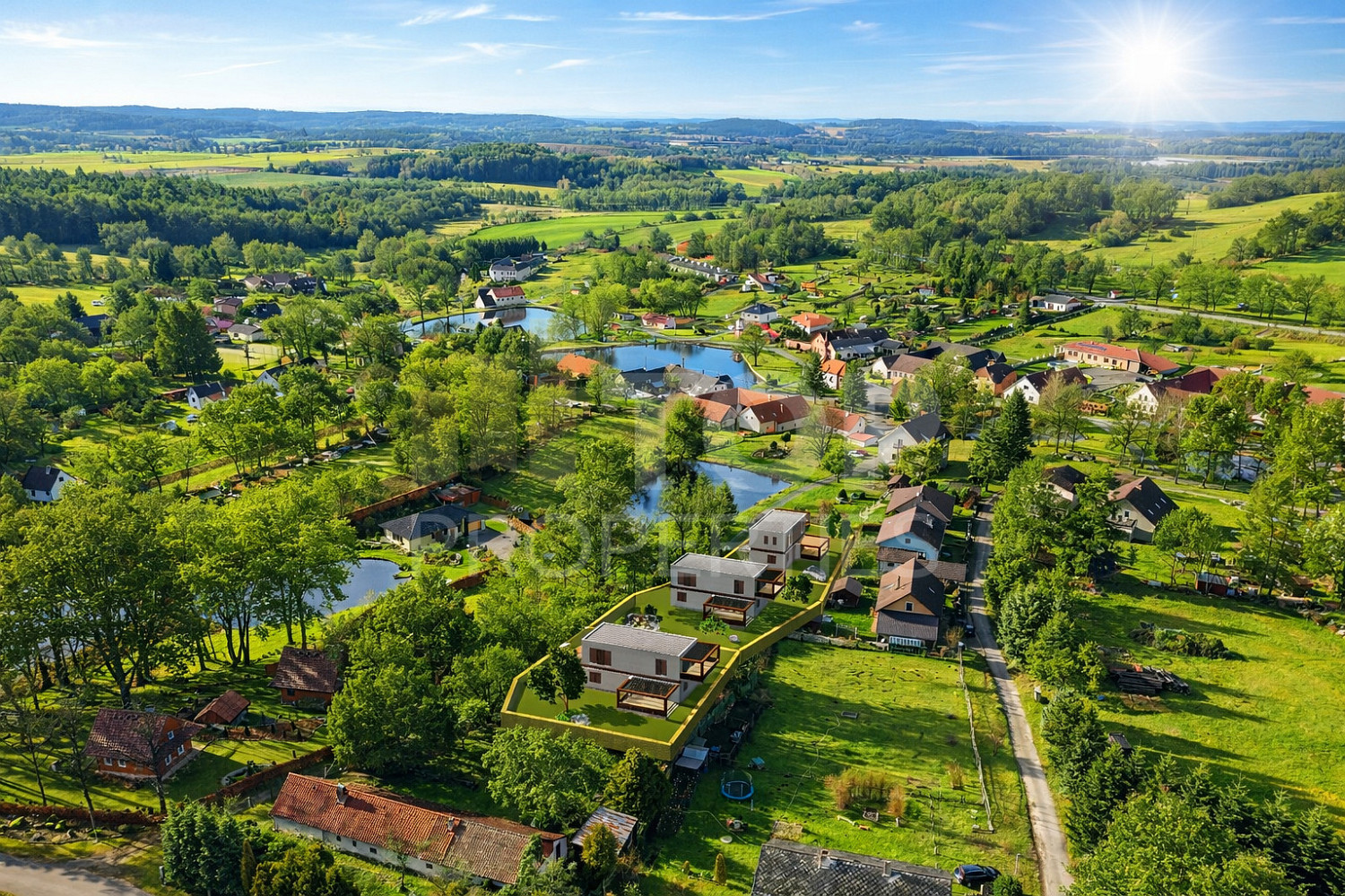 Prodej stavebního pozemku 933 m² – fotografie 2