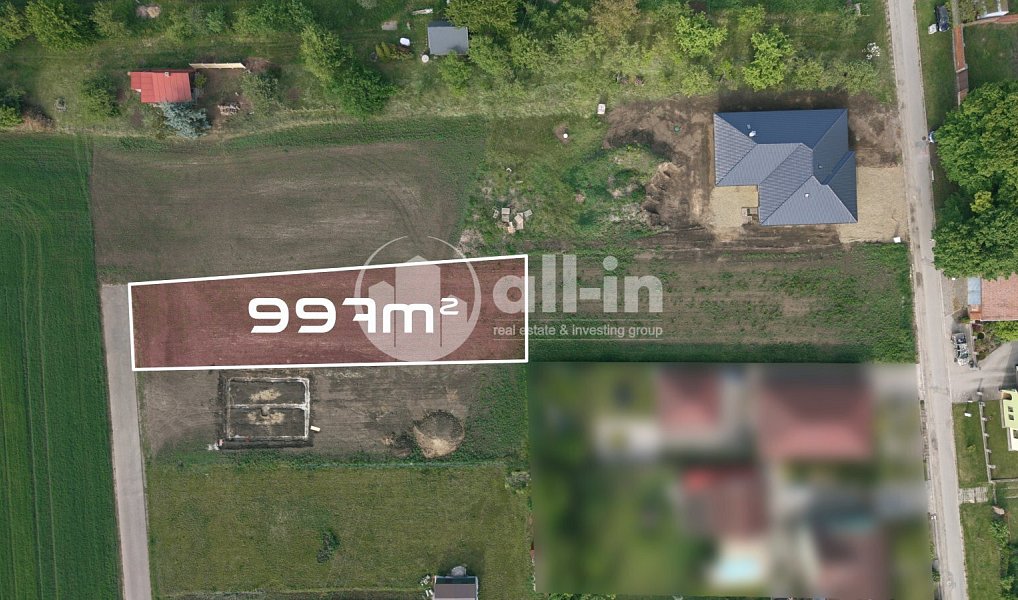 Prodej stavebního pozemku 997 m², Hoštice-Heroltice – fotka 1 z 5