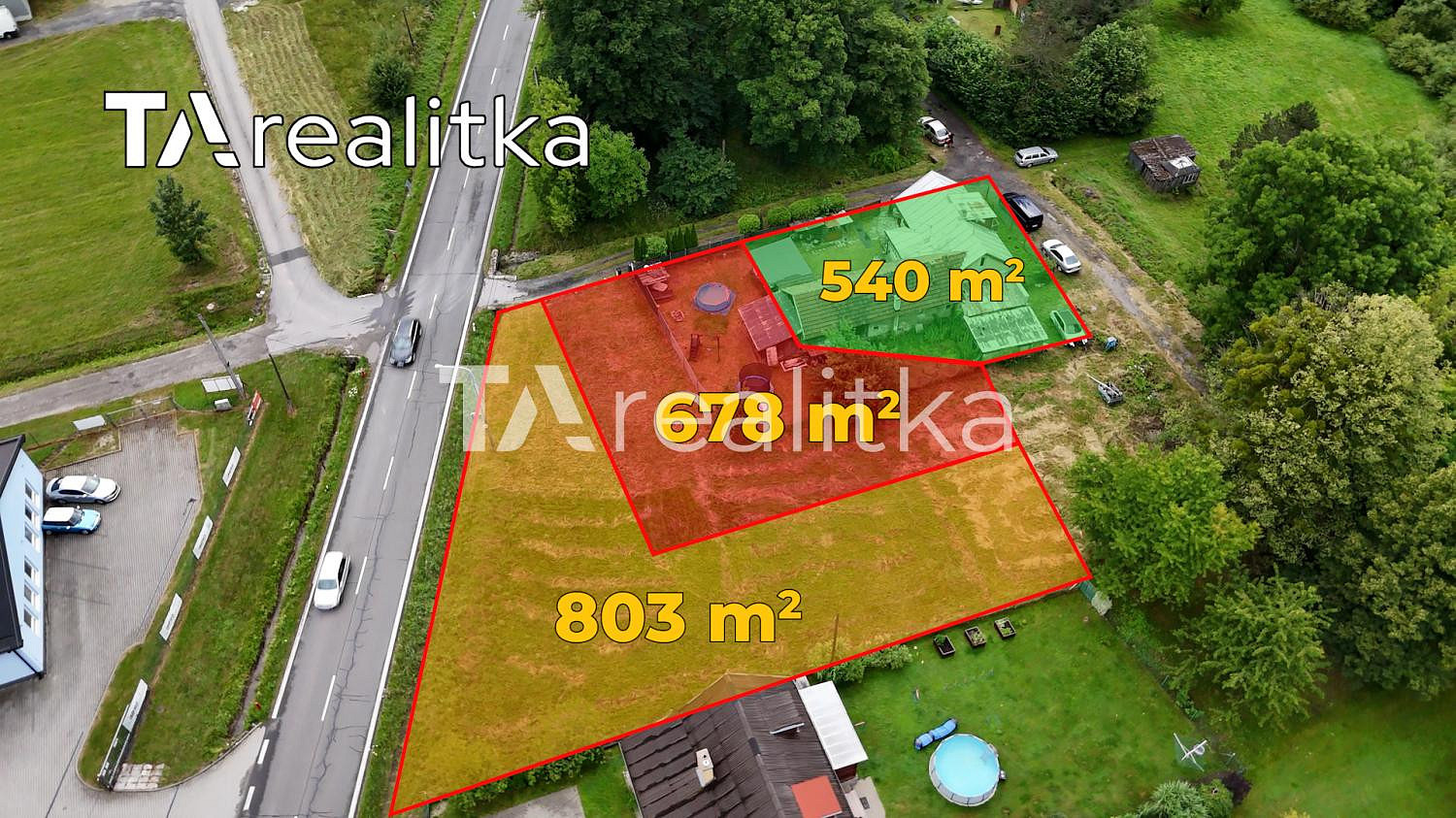 Prodej stavebního pozemku 2 021 m²