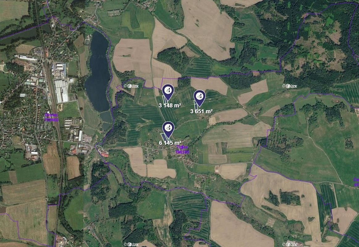 Prodej pole 12 944 m² – fotografie 3