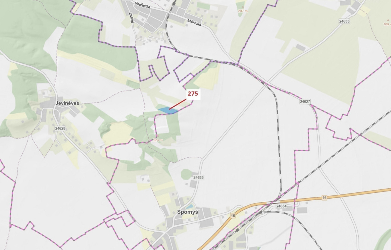 Dražba lesa 10 319 m²