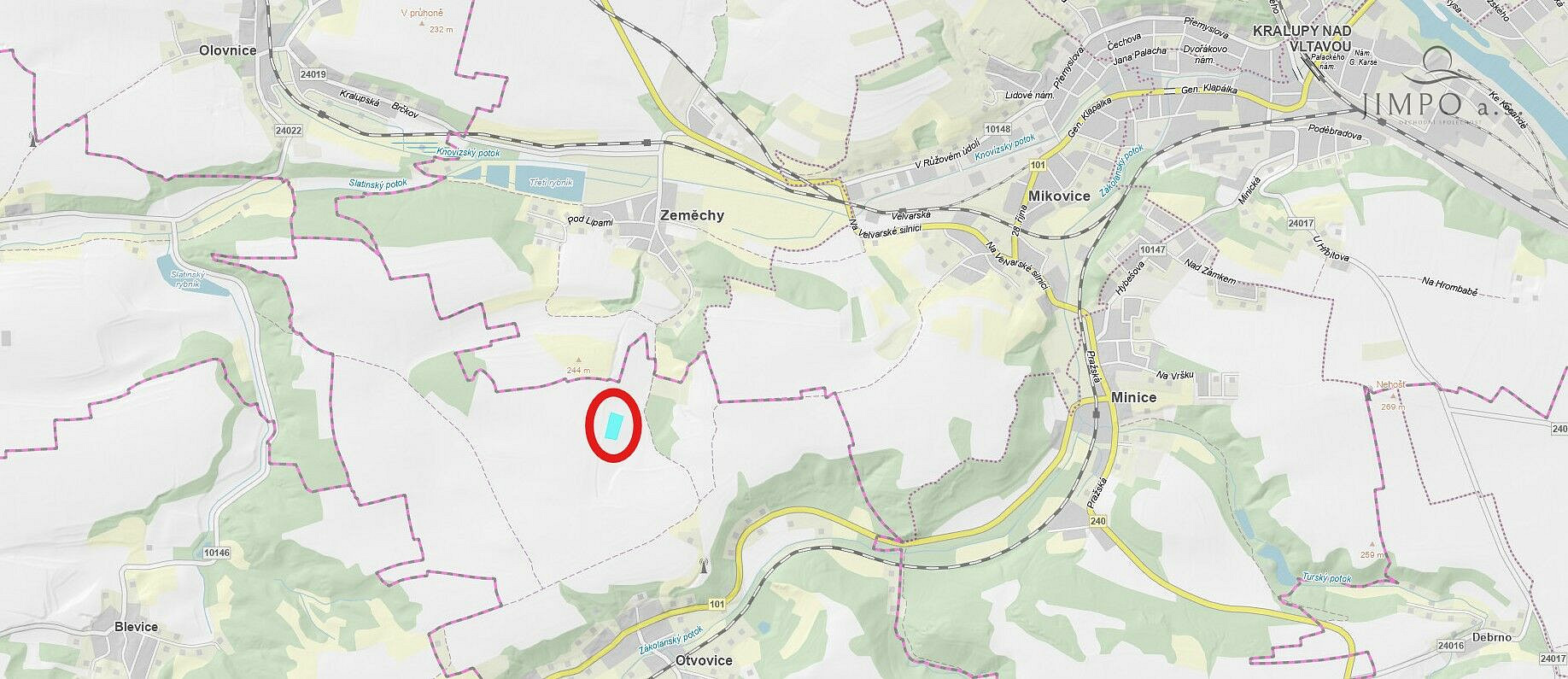 Prodej pole 6 888 m² – fotografie 3