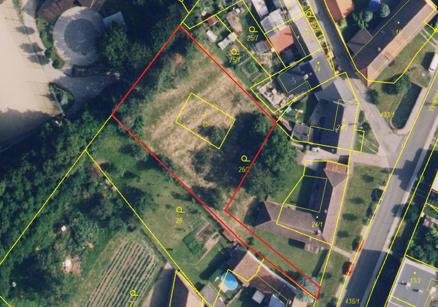 Prodej stavebního pozemku 1 483 m² – fotografie 2
