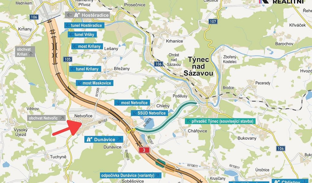 Prodej stavebního pozemku 6 472 m², Netvořice – náhled fotky 8