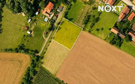 Prodej stavebního pozemku 1 914 m², Milostín