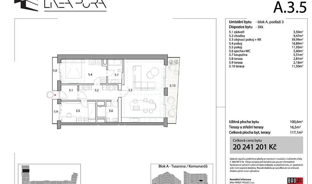 Prodej bytu 3+kk 117 m², Praha – náhled fotky 8