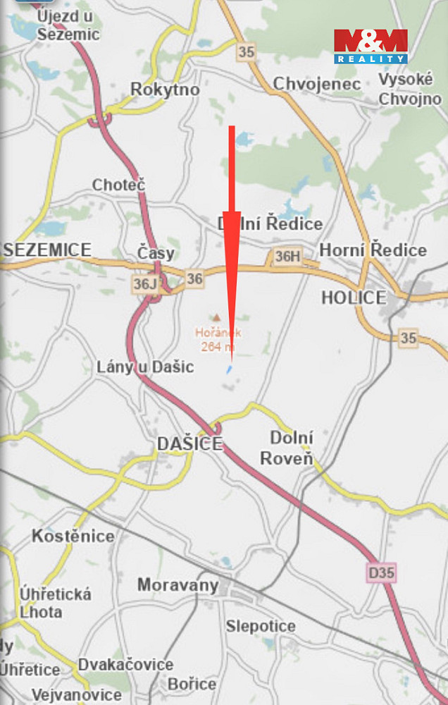 Prodej pole 9 779 m² – pohled 5