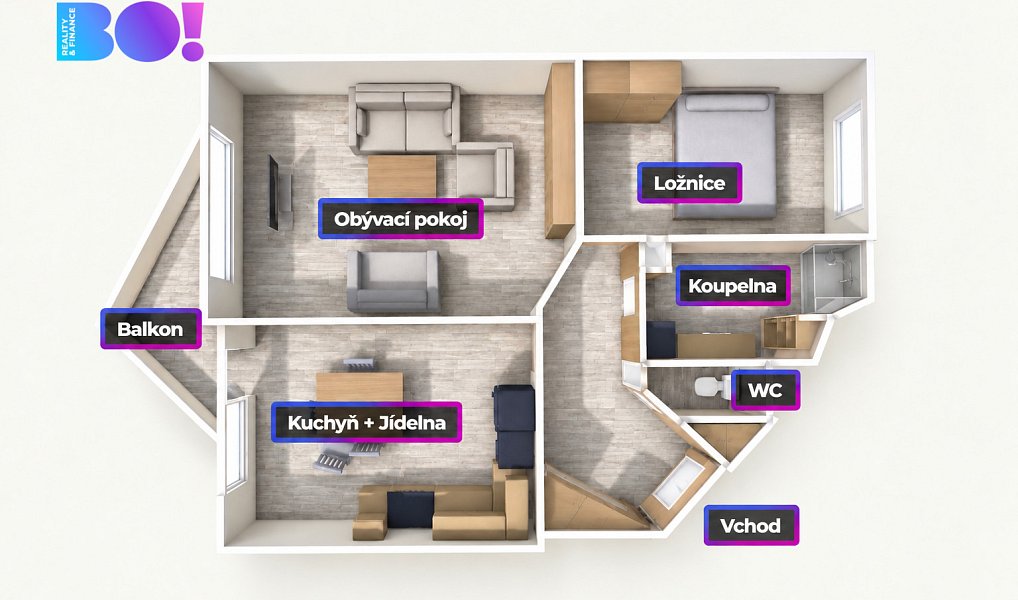 Prodej bytu 2+1 64 m², Brno – náhled fotky 11