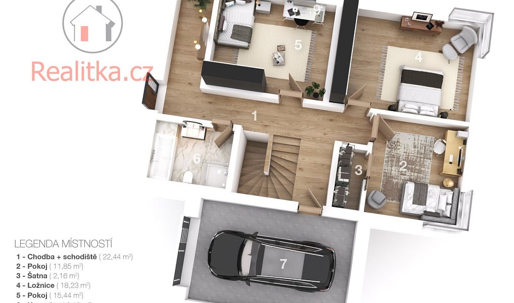 Prodej domu 232 m² s pozemkem 1 135 m², Ondřejov – náhled fotky 12