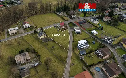 Prodej stavebního pozemku 2 090 m², Šenov, okres Ostrava-město