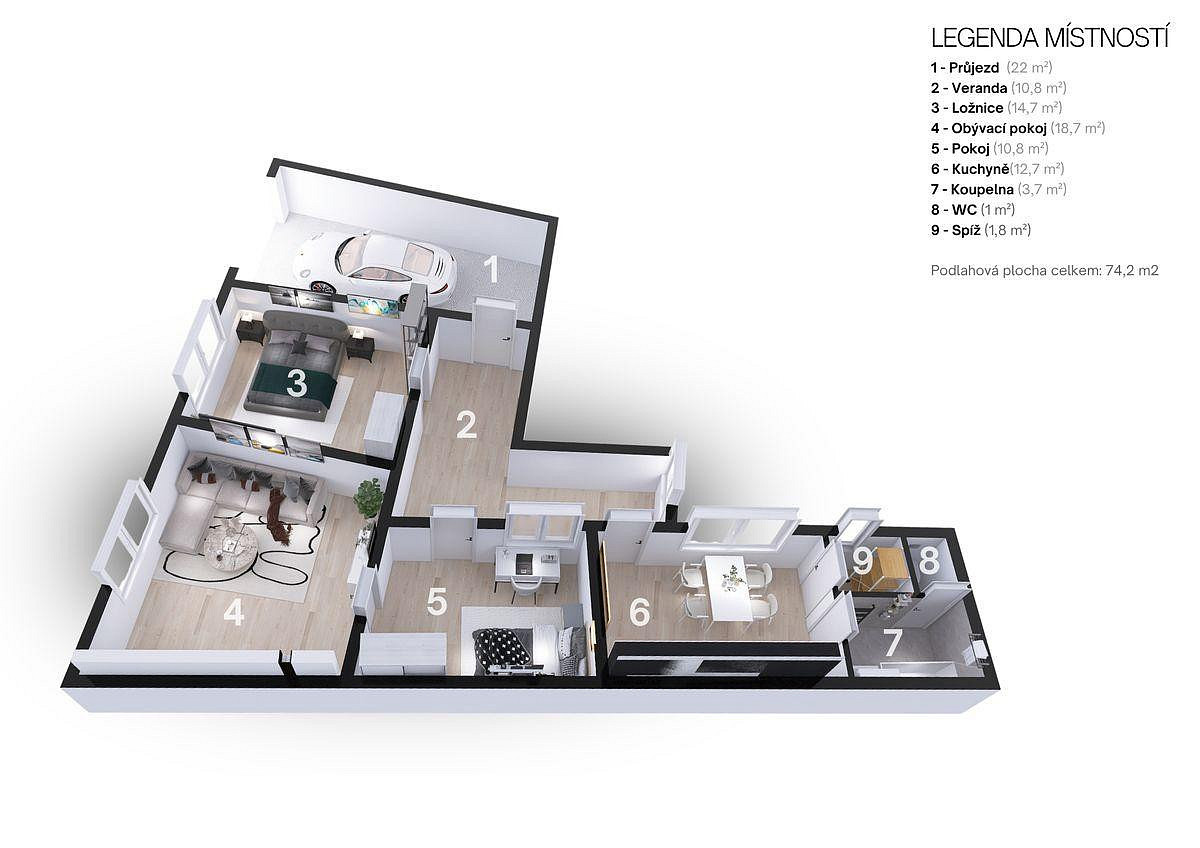 Prodej domu 90 m² s pozemkem 383 m² — photo 4