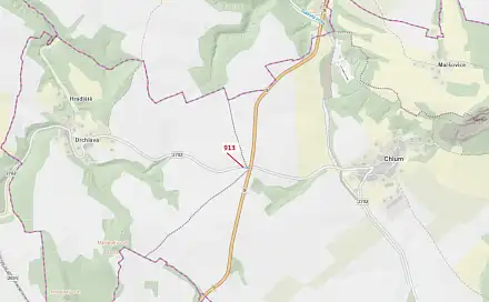 Dražba pozemku 356 m², Chlum