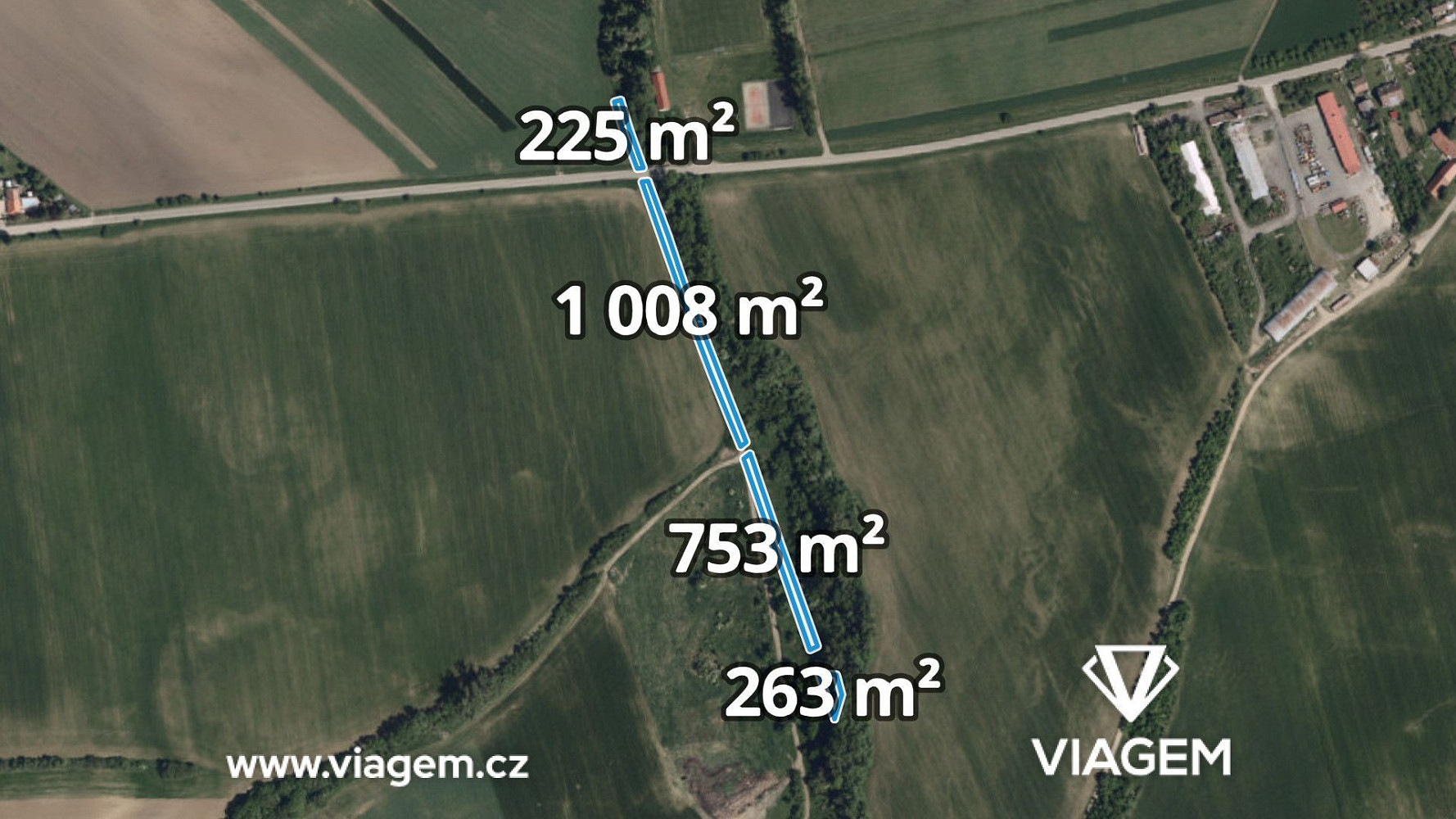 Prodej pole 1 124 m²
