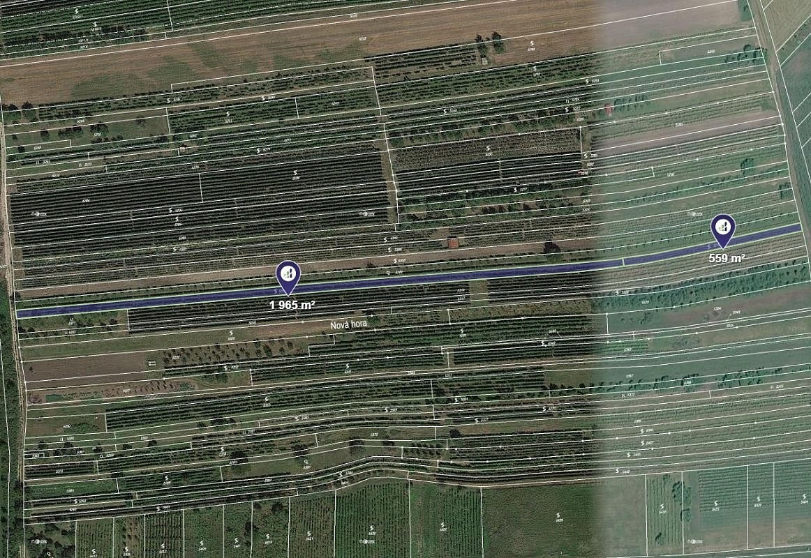 Prodej pole 2 524 m²