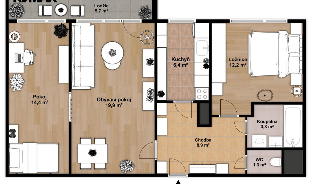 Prodej bytu 3+1 74 m², Praha – náhled fotky 25