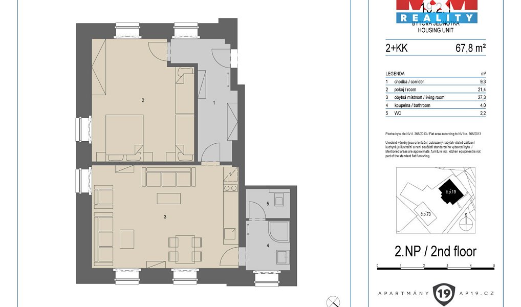 Prodej bytu 2+kk 64 m², Merklín – náhled fotky 14