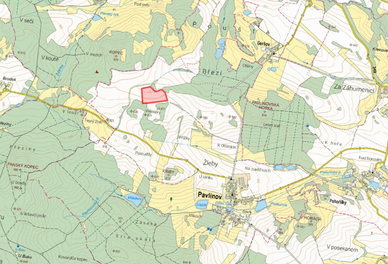 Prodej pole 54 364 m² – fotografie 2