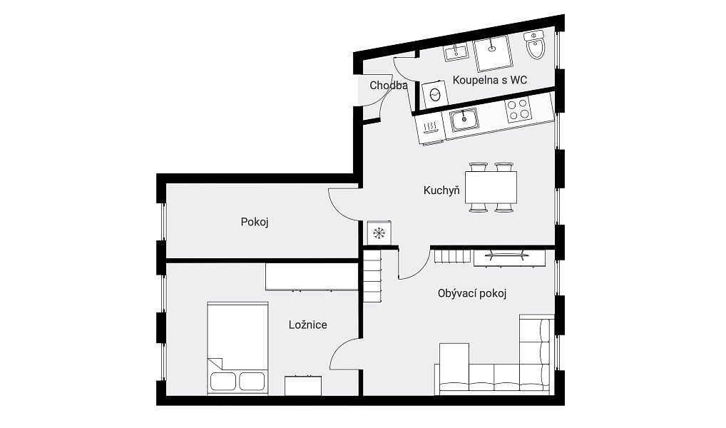 Prodej nájemního domu, činžáku 204 m², Česká Kamenice – náhled fotky 23