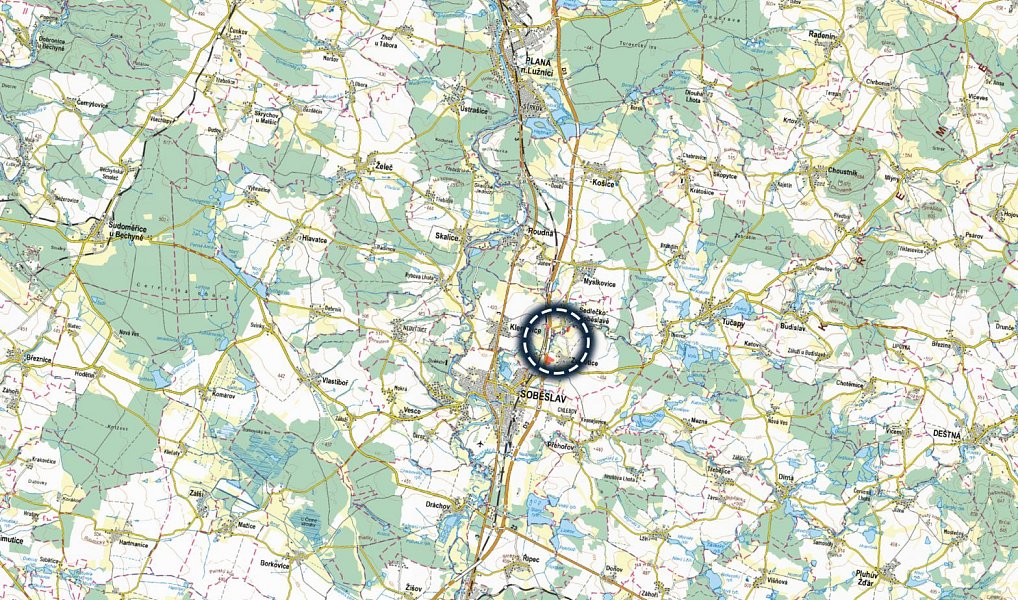 Prodej pole 15 932 m², Sedlečko u Soběslavě – náhled fotky 3
