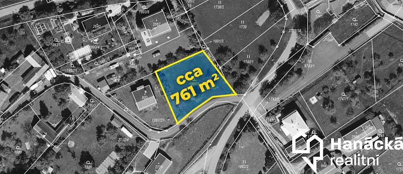 Prodej stavebního pozemku 761 m²