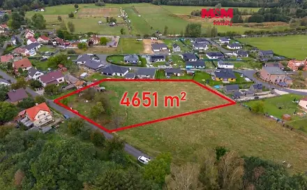 Prodej stavebního pozemku 4 651 m², Šabina, okres Sokolov