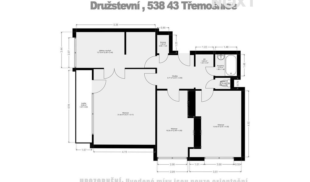 Prodej bytu 3+1 82 m², Třemošnice – náhled fotky 17