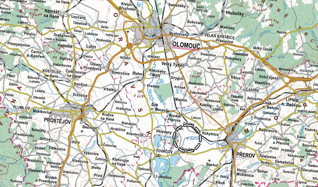 Prodej pole 2 892 m², Troubky – náhled fotky 3