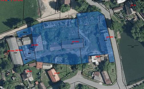 Prodej stavebního pozemku 7 070 m², Hřebečníky, okres Rakovník