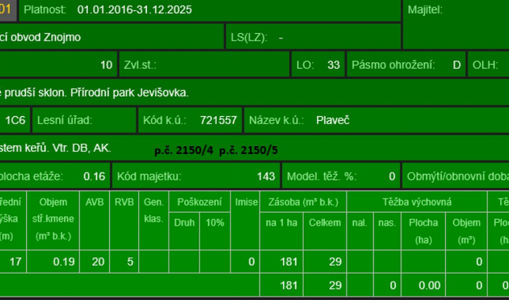 Prodej lesa 1 640 m², Horní Bříza – náhled fotky 4