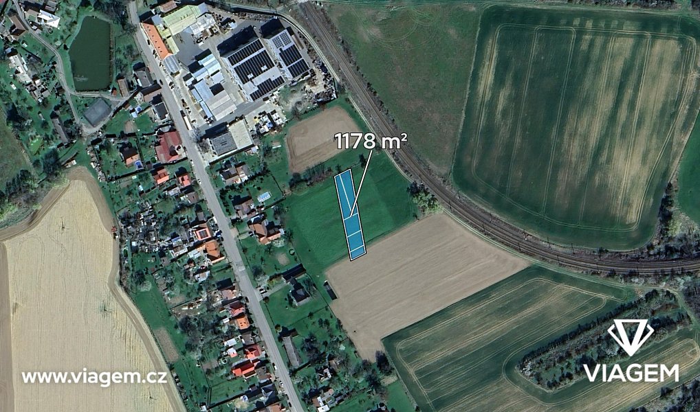 Prodej pole 1 178 m², Golčův Jeníkov – náhled fotky 2