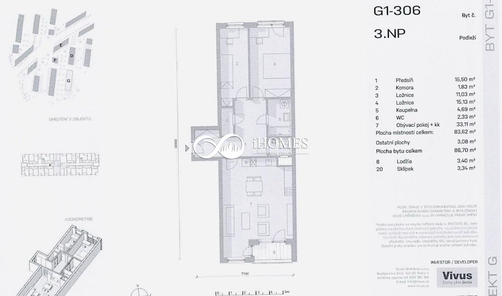 Prodej bytu 3+kk 84 m², Praha – náhled fotky 3