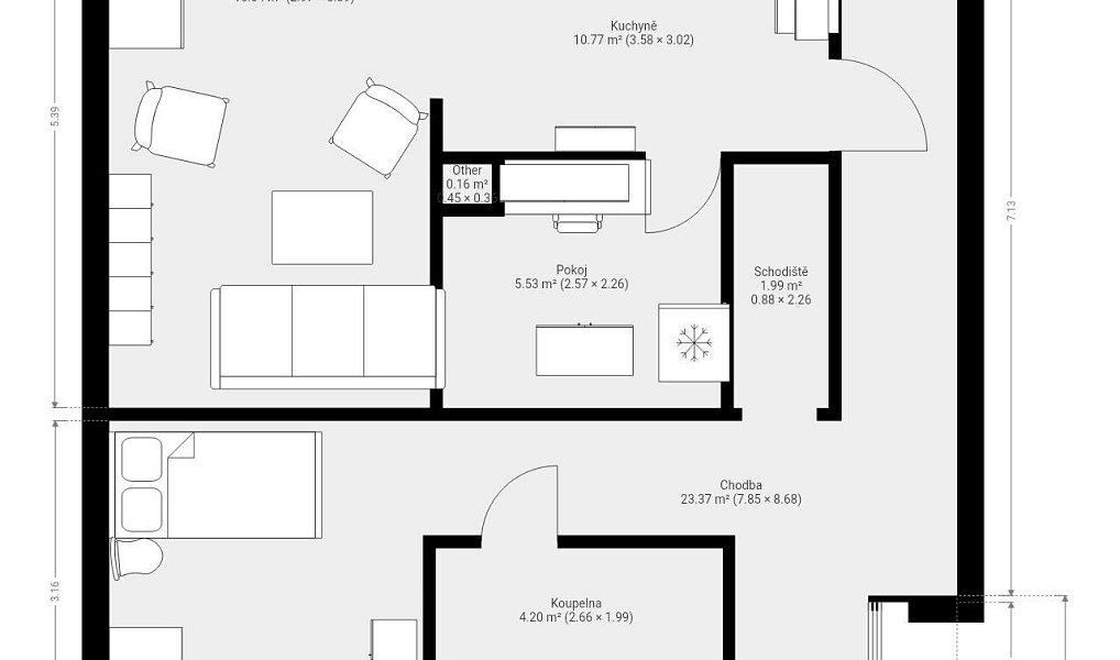 Prodej domu 124 m² s pozemkem 373 m², Heroltice – náhled fotky 36
