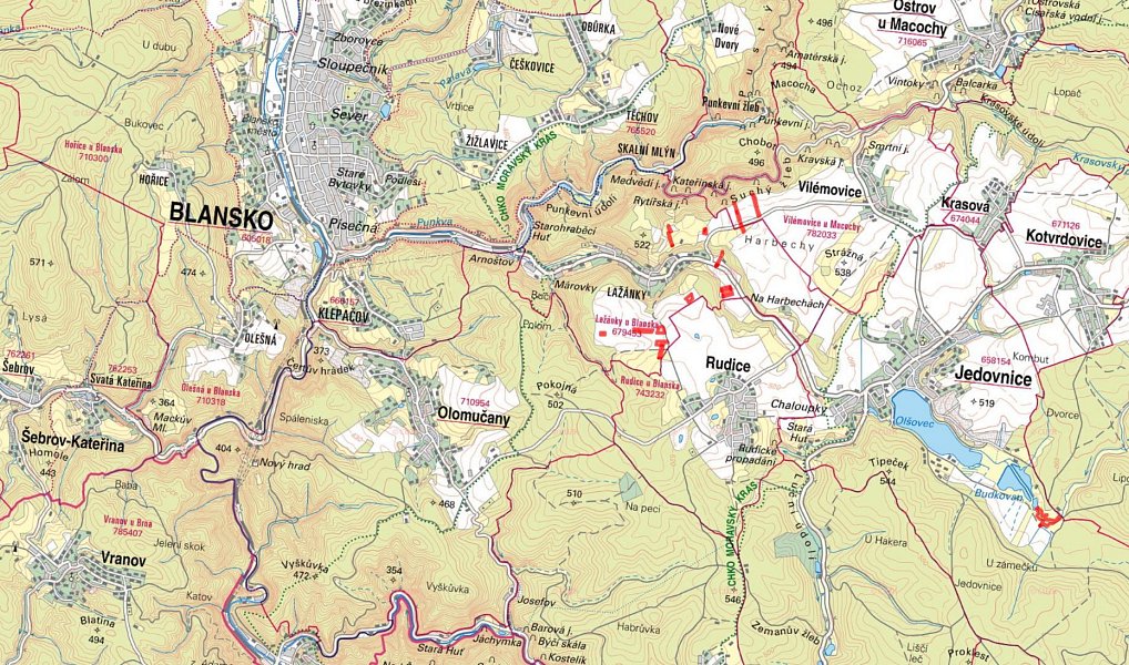 Prodej pole 25 784 m², Blansko – náhled fotky 5