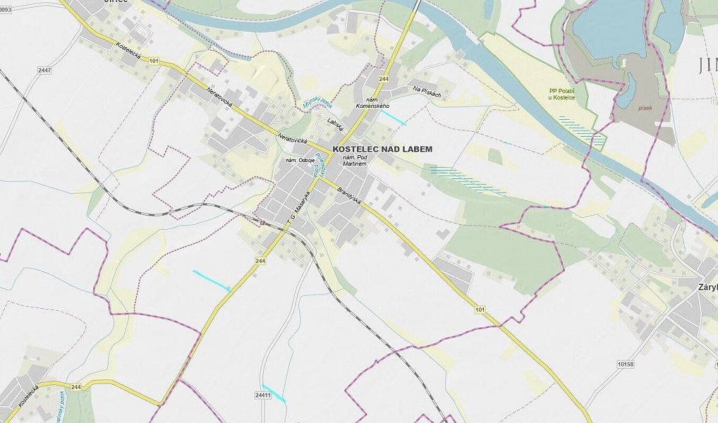 Prodej pole 9 088 m², Kostelec nad Labem – fotka 1 z 7