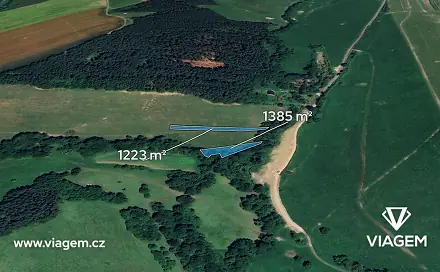 Prodej pole 434 m², Újezd, okres Zlín