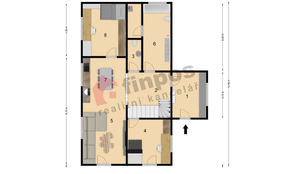 Prodej domu 184 m² s pozemkem 1 316 m², Postupice – náhled fotky 16
