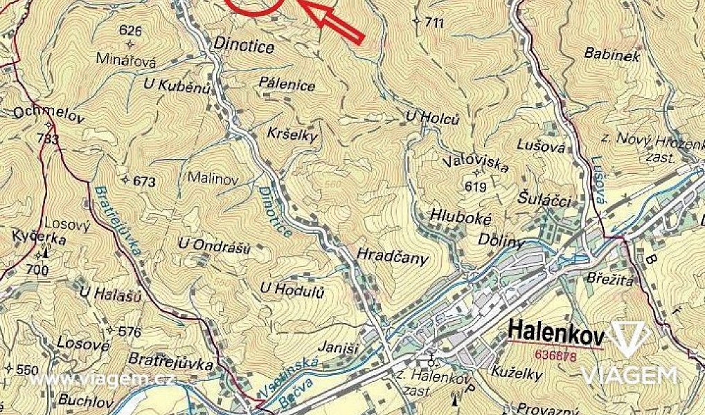 Prodej lesa 363 m², Halenkov – náhled fotky 3